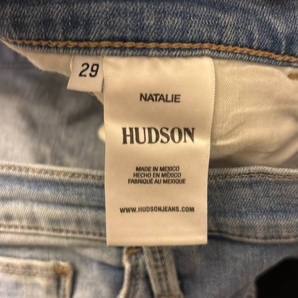 Hudson Natalie Midrise Light wash Jeans size 29 - Picture 10 of 10